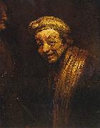 Rembrandt Peale Selbstportrat mit Malstock oil painting artist